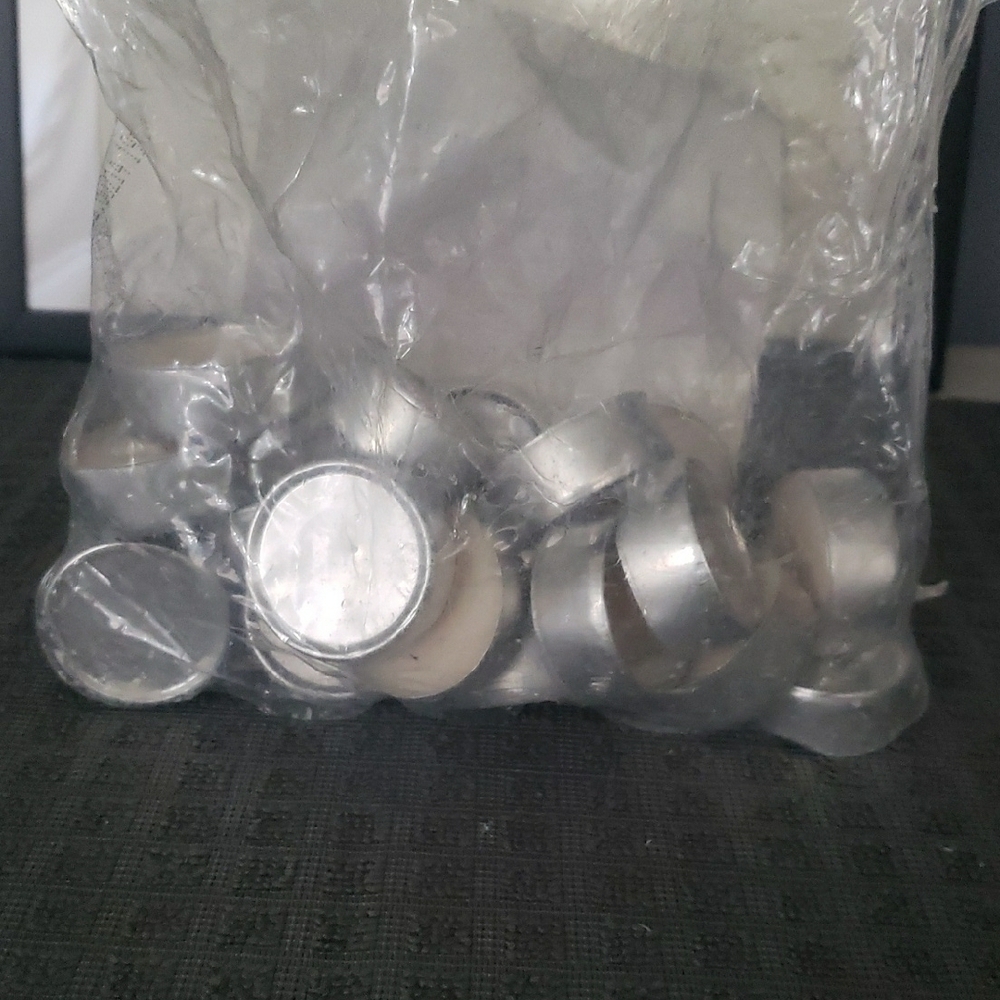 Silver Tealight Candles 20 Pc